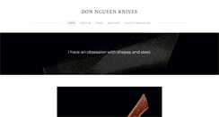 Desktop Screenshot of donnguyenknives.com